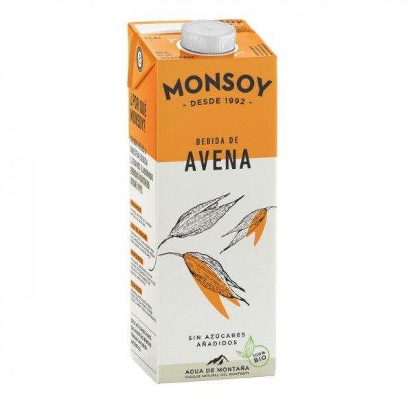 Bebida de avena Bio 1 litro Monsoy *Edge