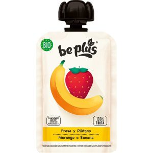 Puré bebible fresa y plátano Bio 100gr   4meses
