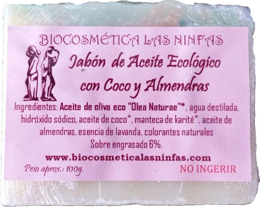 Jabón de Aceite Ecológico con Coco y Almendras