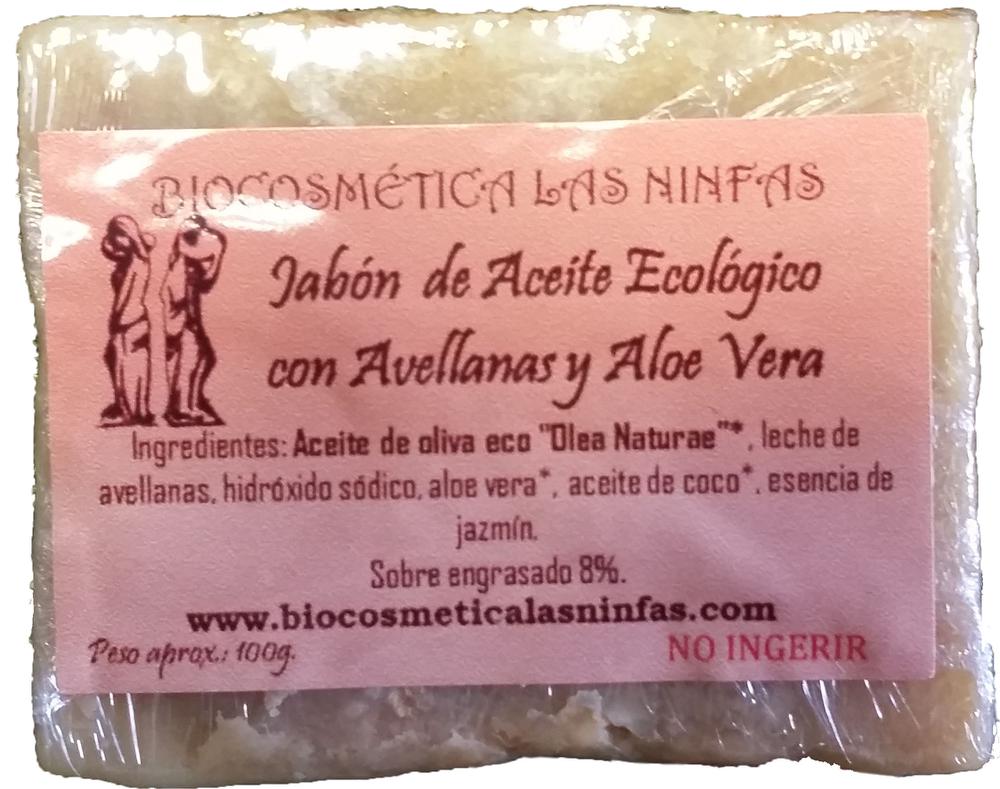 Jabón de Aceite de Ecológico con Avellanas y Aloe
